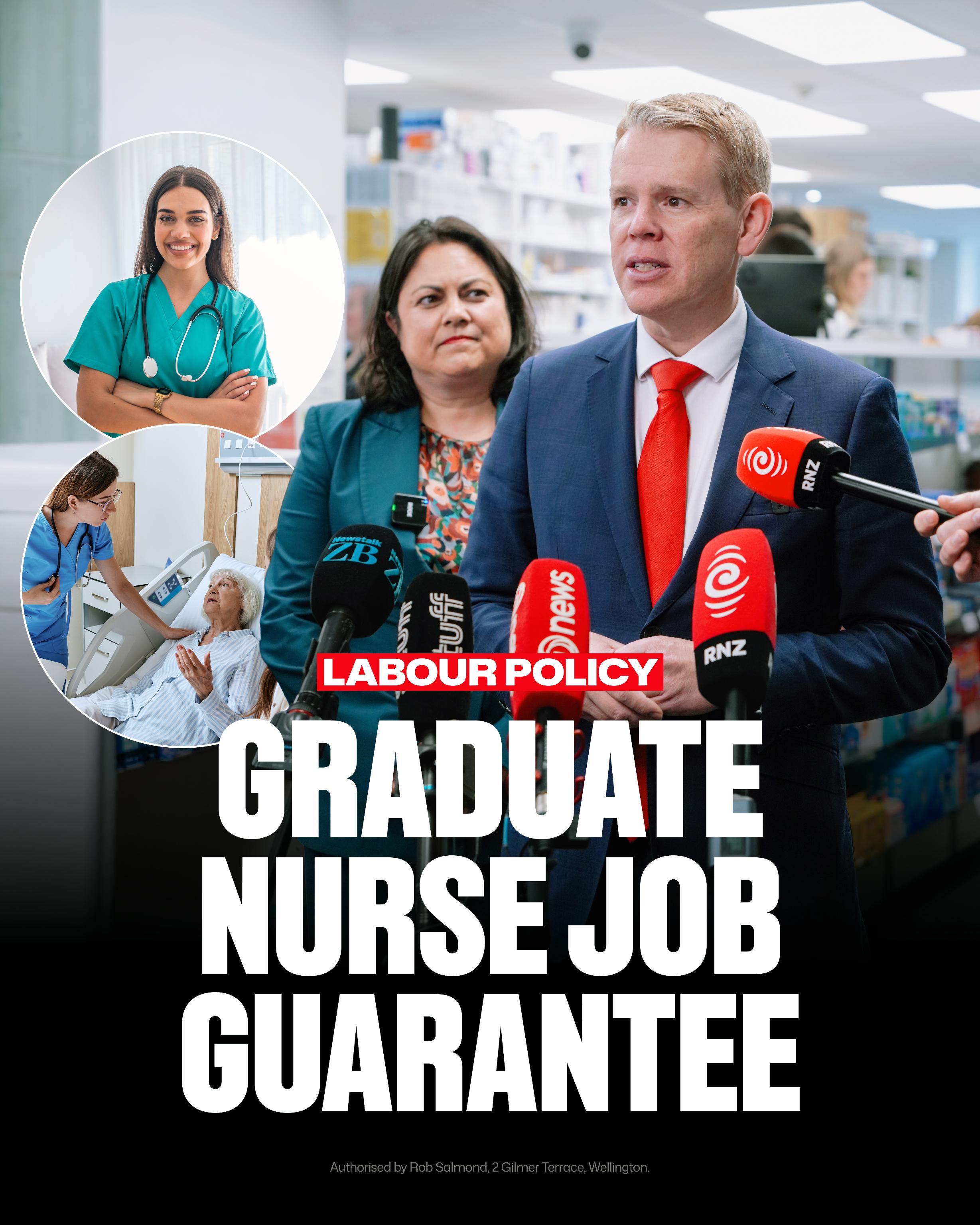 Labour's Graduate Nurse Job Guarantee policy